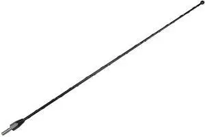 15 Inch Black Antenna for Ford F-150, F-250, F-350, F-450, F-550, F-600, F-650, Raptor (1950-2026) - Bronco | Dodge Ram 1500, 2500, 3500 - USA Steel Threading 15 Inch Black Antenna for Ford F-150, F-250, F-350, F-450, F-550, F-600, F-650, Raptor (1950-2026) - Bronco | Dodge Ram 1500, 2500, 3500 - USA Steel Threading