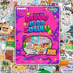 300PCS Funny Stickers for Adults - Delulu is Da Solulu Sticker Pack By - Sarcastic Meme Decals for Best Friends, Co-Workers Waterproof Vinyl for Laptop, Water Bottle, Journal, Scrapbooking 300PCS Funny Stickers for Adults - Delulu is Da Solulu Sticker Pack By - Sarcastic Meme Decals for Best Friends, Co-Workers Waterproof Vinyl for Laptop, Water Bottle, Journal, Scrapbooking
