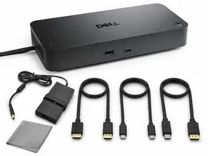 Pro SD25TB4 Thunderbolt 4 Dock Bundle 130W Docking Station, Multi-Display Support, HDMI + DisplayPort + USB C Cable, Includes Cables & Cleaning Cloth - Black Pro SD25TB4 Thunderbolt 4 Dock Bundle 130W Docking Station, Multi-Display Support, HDMI + DisplayPort + USB C Cable, Includes Cables & Cleaning Cloth - Black