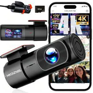 HKOIZBL 4K+2.5K Dash Cam Front and Rear, Built-in 5G WiFi, 32GB Card Included, 2'' IPS Screen Dash Camera for Cars, Starlight Night Vision, Dual Dashcam with WDR, Loop Recording, 24H Parking Monitor HKOIZBL 4K+2.5K Dash Cam Front and Rear, Built-in 5G WiFi, 32GB Card Included, 2'' IPS Screen Dash Camera for Cars, Starlight Night Vision, Dual Dashcam with WDR, Loop Recording, 24H Parking Monitor