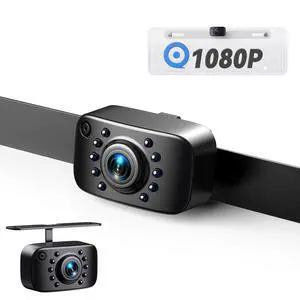 Backup Camera, AHD & CVBS License Plate Rear/Front View Back Up Camera for Car/Truck/SUV/Pick up, IP69K Waterproof LED Universal Reverse Camera-AGQT01 Backup Camera, AHD & CVBS License Plate Rear/Front View Back Up Camera for Car/Truck/SUV/Pick up, IP69K Waterproof LED Universal Reverse Camera-AGQT01