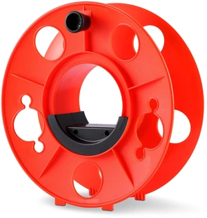 Extension Cord Reel, 150-foot Capacity for 16/3 SJT Cord, Impact-Resistant, Orange Extension Cord Reel, 150-foot Capacity for 16/3 SJT Cord, Impact-Resistant, Orange