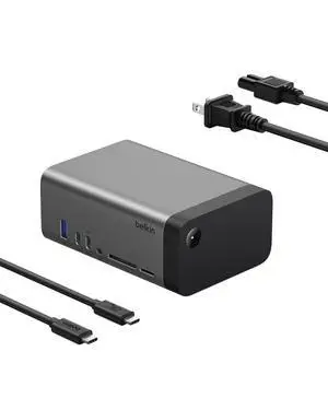 USB-C Hub 11 in 1 Pro GaN 150W Triple 4K HDMI Windows, Laptops | docking station, USB-A, ethernet, SD, MicroSD, 3.5mm audio, triple monitor, Windows, laptop USB-C Hub 11 in 1 Pro GaN 150W Triple 4K HDMI Windows, Laptops | docking station, USB-A, ethernet, SD, MicroSD, 3.5mm audio, triple monitor, Windows, laptop