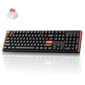 K10 HE 100% Wireless Hall Effect Keyboard, Silent Red Switch | Hot-Swappable Linear Magnetic Adjustable Actuation 2.4 GHz Bluetooth USB-C PBT Keycaps QMK Custom RGB Aluminum Wood Frame K10 HE 100% Wireless Hall Effect Keyboard, Silent Red Switch | Hot-Swappable Linear Magnetic Adjustable Actuation 2.4 GHz Bluetooth USB-C PBT Keycaps QMK Custom RGB Aluminum Wood Frame