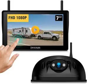 Wireless RV Backup Camera System for Furrion Pre-Wired RVs Truck Trailer, FHD 1080P 7" Touchscreen IPS Monitor & Rear View Camera, Loop Recording Night Vision IP69 Waterproof Plug & Play F7 Wireless RV Backup Camera System for Furrion Pre-Wired RVs Truck Trailer, FHD 1080P 7" Touchscreen IPS Monitor & Rear View Camera, Loop Recording Night Vision IP69 Waterproof Plug & Play F7