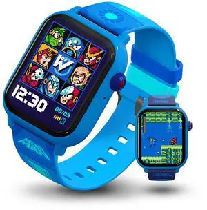 Mega Man Retro Gaming Smartwatch, Built from Mega Man 2 | Classic & Arcade Modes, No Wi-Fi or Bluetooth, Heart and Calories Tracking, Digital Watch, All Day Fitness, Includes 2 Bands Mega Man Retro Gaming Smartwatch, Built from Mega Man 2 | Classic & Arcade Modes, No Wi-Fi or Bluetooth, Heart and Calories Tracking, Digital Watch, All Day Fitness, Includes 2 Bands