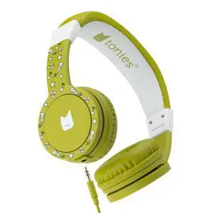 Foldable Wired Headphones for Kids - Comfortably Designed to fit On-Ear - Works with Toniebox 1 and All 3.5mm Devices - Green Foldable Wired Headphones for Kids - Comfortably Designed to fit On-Ear - Works with Toniebox 1 and All 3.5mm Devices - Green