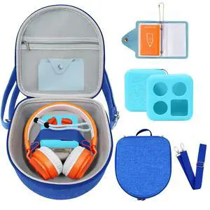 Hard Case Compatible with Yoto Mini (2024 Edition), 3-in-1 Travel Bundle: Silicone Cover + Case with Shoulder Strap (Fits Mini Player & Headphones) + Up to 10 Card Holder for YOTO Cards (Blue) Hard Case Compatible with Yoto Mini (2024 Edition), 3-in-1 Travel Bundle: Silicone Cover + Case with Shoulder Strap (Fits Mini Player & Headphones) + Up to 10 Card Holder for YOTO Cards (Blue)