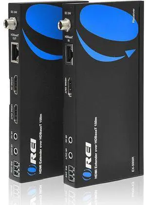 HDMI Extender Over Cat6 500ft 1080p@60Hz HDBaseT, Two-Way IR, PoC | HDMI Extender Using CAT5e, HDMI Over CAT5 Extender HDMI Loop Out, RS-232, Dolby Atmos, DTS:X, HBR Audio HDMI Extender Over Cat6 500ft 1080p@60Hz HDBaseT, Two-Way IR, PoC | HDMI Extender Using CAT5e, HDMI Over CAT5 Extender HDMI Loop Out, RS-232, Dolby Atmos, DTS:X, HBR Audio