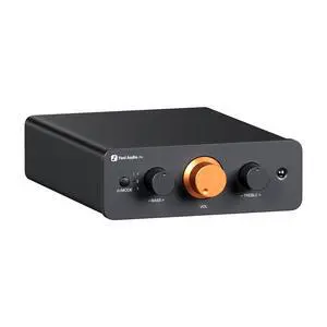 P4 Mini Preamp with 3 RCA Inputs, Home Audio Stereo Pre amp for Amplifier/Active Subwoofer/Speakers, Preamplifier with 3-Level Adjustable Gain 3/6/9 dB, Bass and Treble Control P4 Mini Preamp with 3 RCA Inputs, Home Audio Stereo Pre amp for Amplifier/Active Subwoofer/Speakers, Preamplifier with 3-Level Adjustable Gain 3/6/9 dB, Bass and Treble Control