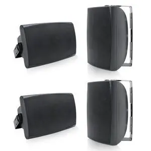 6.5 Inch 800W Outdoor Bluetooth Speakers Wired Waterproof with Multifunctional Amplifier, Wall Mount Speaker System for Patio Home Poolside Deck Backyard(2 Pairs,Black) 6.5 Inch 800W Outdoor Bluetooth Speakers Wired Waterproof with Multifunctional Amplifier, Wall Mount Speaker System for Patio Home Poolside Deck Backyard(2 Pairs,Black)
