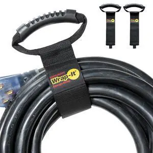 Easy-Carry Straps - 22" (2-Pack) | Heavy-Duty Hook and Loop Cord Carrying Strap, Hanger, and Organizer with Handle for Pool Hoses, Garden Hoses, Cords, Cables Easy-Carry Straps - 22" (2-Pack) | Heavy-Duty Hook and Loop Cord Carrying Strap, Hanger, and Organizer with Handle for Pool Hoses, Garden Hoses, Cords, Cables