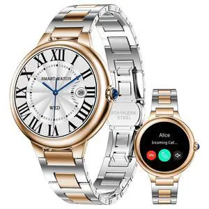 Luxury Smart Watches for Women, 1.19" AMOLED, DA GPT, Answer/Make Call | Heart Rate/Blood Pressure/SpO2/Sleep Tracker, AI Watch Face, 107 Sport Modes Fitness Tracker, IP67 Waterproof, iOS/Android Luxury Smart Watches for Women, 1.19" AMOLED, DA GPT, Answer/Make Call | Heart Rate/Blood Pressure/SpO2/Sleep Tracker, AI Watch Face, 107 Sport Modes Fitness Tracker, IP67 Waterproof, iOS/Android