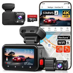 VC70 4K+2.5K Dash Cam, STARVIS 2 IMX678, Dual HDR, 30MB/s WiFi | Built-in 5.8GHz WiFi 6, Hyper Night Clarity, Dash Camera for Cars with 24H Parking Monitor, Loop Recording, 128GB Card VC70 4K+2.5K Dash Cam, STARVIS 2 IMX678, Dual HDR, 30MB/s WiFi | Built-in 5.8GHz WiFi 6, Hyper Night Clarity, Dash Camera for Cars with 24H Parking Monitor, Loop Recording, 128GB Card