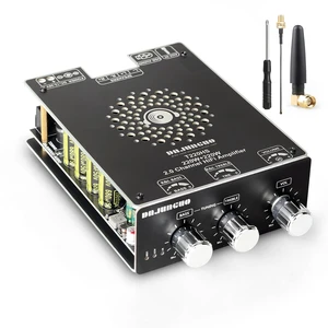 440W Audio Amplifier Board with Treble and Bass Control, TPA3251 Chips, DC 12-36V, Bluetooth 5.2 and AUX Inputs, 2.0 Channel Stereo AMP Board for DIY Wireless Speakers 440W Audio Amplifier Board with Treble and Bass Control, TPA3251 Chips, DC 12-36V, Bluetooth 5.2 and AUX Inputs, 2.0 Channel Stereo AMP Board for DIY Wireless Speakers