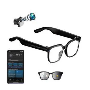 AI Smart Glasses with Camer, Bluetooth Glasses with 4K HD Video & 164+ Language Real-Time Translation Built-in ChatGPT, 8-Hour Battery IP67 Waterproof for Men and Women Outdoor Activities AI Smart Glasses with Camer, Bluetooth Glasses with 4K HD Video & 164+ Language Real-Time Translation Built-in ChatGPT, 8-Hour Battery IP67 Waterproof for Men and Women Outdoor Activities