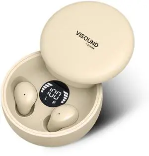 VionB Air Invisible Earbuds Wireless Bluetooth 5.4 for Small Ears, Mini Tiny Ear Buds, IPX5 Waterproof, Sound Isolating Fit, ENC Mic for Clear Calls, Discreet in-Ear Headphones (Beige) VionB Air Invisible Earbuds Wireless Bluetooth 5.4 for Small Ears, Mini Tiny Ear Buds, IPX5 Waterproof, Sound Isolating Fit, ENC Mic for Clear Calls, Discreet in-Ear Headphones (Beige)