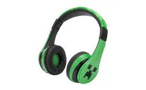 Minecraft Kids Bluetooth Headphones, Wireless Headphones with Microphone | Volume Reduced and Adjustable Headband Minecraft Kids Bluetooth Headphones, Wireless Headphones with Microphone | Volume Reduced and Adjustable Headband