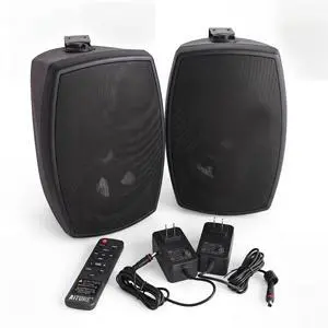 6.5 Inch Wall Mounted Bluetooth 5.4 Speakers, Peak 400W Indoor/Outdoor Waterproof Multi-Sync 200 Speakers/Auto-Pairing/Remote Control, 120 FT Range for Patio/Garage/Home (NO MIC,Black, Pair) 6.5 Inch Wall Mounted Bluetooth 5.4 Speakers, Peak 400W Indoor/Outdoor Waterproof Multi-Sync 200 Speakers/Auto-Pairing/Remote Control, 120 FT Range for Patio/Garage/Home (NO MIC,Black, Pair)