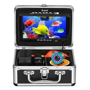 Underwater Fishing Camera 7 inch LCD Monitor Fish Finder 1000TVL | Waterproof Fishing Camera, 12pcs Infrared Lights, 4500mAh 8H Battery, Sun Visor, Portable Case For Lake, Boat, Ice Fishing Underwater Fishing Camera 7 inch LCD Monitor Fish Finder 1000TVL | Waterproof Fishing Camera, 12pcs Infrared Lights, 4500mAh 8H Battery, Sun Visor, Portable Case For Lake, Boat, Ice Fishing