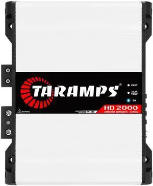 Taramps HD 2000 2 Ohms 1 Channel 2000 Watts RMS MAX Full Range Car Audio, Monoblock, LED Monitor Indicator, Class D Amplifier, Crossover, White 2k amp Taramps HD 2000 2 Ohms 1 Channel 2000 Watts RMS MAX Full Range Car Audio, Monoblock, LED Monitor Indicator, Class D Amplifier, Crossover, White 2k amp