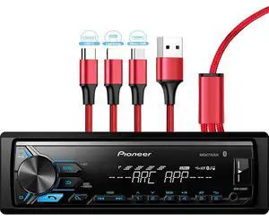 MVH-X390BT Digital Media Receiver with ARC app, MIXTRAX, Built-in Bluetooth and USB Direct Control for iPod/iPhone and Android Phones & zonoz 3 in 1 Multi USB Charging Cable (Bundle) MVH-X390BT Digital Media Receiver with ARC app, MIXTRAX, Built-in Bluetooth and USB Direct Control for iPod/iPhone and Android Phones & zonoz 3 in 1 Multi USB Charging Cable (Bundle)