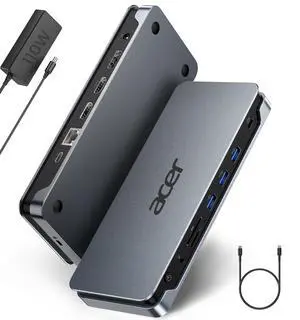 13-in-1 Laptop Docking Station, USB-C 3 Display Docking (2 HDMI+1 DP) | 100W Laptop Charging, 5Gbps USB-A/C, 1Gbps LAN, Requires Full-Featured USB-C Port, Windows Compatible,macOS Supports Only SST 13-in-1 Laptop Docking Station, USB-C 3 Display Docking (2 HDMI+1 DP) | 100W Laptop Charging, 5Gbps USB-A/C, 1Gbps LAN, Requires Full-Featured USB-C Port, Windows Compatible,macOS Supports Only SST