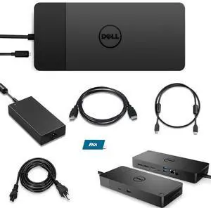 WD19S Dell Docking Station, USB-C/USB-A Dock WD19S, 130W Power Adapter + 90W Power Delivery, with HDMI and DP Cable, Support Dual/Triple Monitor & 4K Displays, New WD19S Dell Docking Station, USB-C/USB-A Dock WD19S, 130W Power Adapter + 90W Power Delivery, with HDMI and DP Cable, Support Dual/Triple Monitor & 4K Displays, New