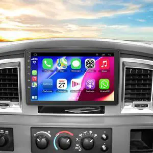 4GB RAM + 64GB ROM Android Car Radio for Dodge Ram 1500/2500/3500 2006 2007 2008, for Dodge Durango 2005 2006 2007 2008, 9" Touchscreen with Wireless Carplay & Android Auto & Bluetooth 4GB RAM + 64GB ROM Android Car Radio for Dodge Ram 1500/2500/3500 2006 2007 2008, for Dodge Durango 2005 2006 2007 2008, 9" Touchscreen with Wireless Carplay & Android Auto & Bluetooth