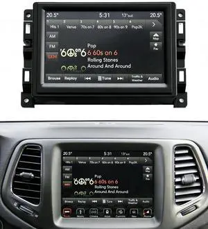 7" Uconnect Screen Replacement LCD Display for Jeep Compass Renegade 2017-2021 TDO-WXGA0700K00057-V1 TDO-WXGA0700K00033-V2 Radio Screen with Bracket 7" Uconnect Screen Replacement LCD Display for Jeep Compass Renegade 2017-2021 TDO-WXGA0700K00057-V1 TDO-WXGA0700K00033-V2 Radio Screen with Bracket