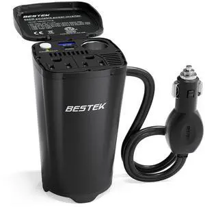 200W Power Inverter 12V DC to 110V AC Car Plug Adapter Converter | PD 30W USB-C/QC 18W USB-A Fast Charging, Dual AC Outlets, Car Cigarette Lighter Adapter for Phone/Laptop/Road Trip/Camping 200W Power Inverter 12V DC to 110V AC Car Plug Adapter Converter | PD 30W USB-C/QC 18W USB-A Fast Charging, Dual AC Outlets, Car Cigarette Lighter Adapter for Phone/Laptop/Road Trip/Camping