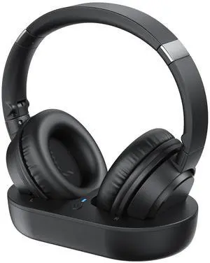 Wireless Headphones for TV, TV Headphones Wireless for Seniors with Easy Setup, Compatible with Most TVs, Charging Base, 65H Playtime, Low Latency Audio, TV Headset, Ideal for Dad, Mom Wireless Headphones for TV, TV Headphones Wireless for Seniors with Easy Setup, Compatible with Most TVs, Charging Base, 65H Playtime, Low Latency Audio, TV Headset, Ideal for Dad, Mom