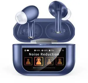 Wireless Earbuds, Ear Buds Active Noise Cancelling with Smart Charging Case, Bluetooth 5.4 Headphones, 48H Playtime & Bass Stereo Sound, Compatible with iPhone, Android, Pad - Navy Blue Wireless Earbuds, Ear Buds Active Noise Cancelling with Smart Charging Case, Bluetooth 5.4 Headphones, 48H Playtime & Bass Stereo Sound, Compatible with iPhone, Android, Pad - Navy Blue