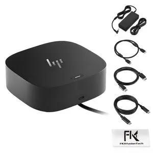 HP Docking Station for Dual Monitor Bundle - HP USB-C G5 Dock for USB-C & Thunderbolt Laptop with 120W AC Adapter + HDMI & DisplayPort Cables + USB Cable HP Docking Station for Dual Monitor Bundle - HP USB-C G5 Dock for USB-C & Thunderbolt Laptop with 120W AC Adapter + HDMI & DisplayPort Cables + USB Cable