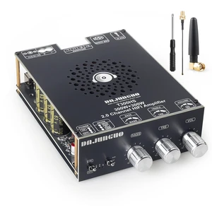 600W Audio Amplifier Board with Treble and Bass Control, TPA3255 Chips, DC 19-51V, Bluetooth 5.2 and AUX Inputs, 2.0 Channel Stereo AMP Board for DIY Wireless Speakers 600W Audio Amplifier Board with Treble and Bass Control, TPA3255 Chips, DC 19-51V, Bluetooth 5.2 and AUX Inputs, 2.0 Channel Stereo AMP Board for DIY Wireless Speakers