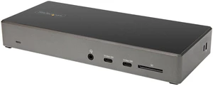 USB C Triple 4K Monitor Docking Station - 100W Power Delivery - DP 1.4 Alt Mode & DSC, 2 DisplayPort/HDMI 2.0-6 USB (2 at 10Gbps), SD - Windows/Chrome (DK31C2DHSPD) - Black & Space Gray USB C Triple 4K Monitor Docking Station - 100W Power Delivery - DP 1.4 Alt Mode & DSC, 2 DisplayPort/HDMI 2.0-6 USB (2 at 10Gbps), SD - Windows/Chrome (DK31C2DHSPD) - Black & Space Gray