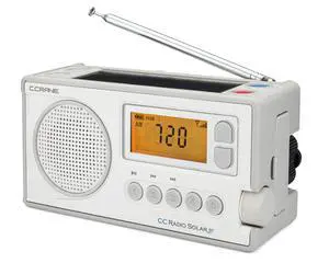 C. Crane CCRadio Solar with Bluetooth Receiving, Emergency Crank NOAA Weather AM/FM Multi Powered Radio - Built in LED Flashlight and Cellphone Charger C. Crane CCRadio Solar with Bluetooth Receiving, Emergency Crank NOAA Weather AM/FM Multi Powered Radio - Built in LED Flashlight and Cellphone Charger