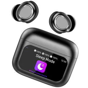 Sleep Earbuds Bluetooth 5.4 in Ear Touch Screen Sleep Headphones, Small Design Mini Sleep Earbuds for Side Sleepers with Sleep Mode, 48H Playtime Sleep Earphones, Space Black Sleep Earbuds Bluetooth 5.4 in Ear Touch Screen Sleep Headphones, Small Design Mini Sleep Earbuds for Side Sleepers with Sleep Mode, 48H Playtime Sleep Earphones, Space Black