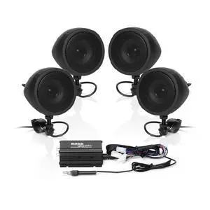MCBK470B Motorcycle ATV Speakers & Class D Amp Package MCBK470B Motorcycle ATV Speakers & Class D Amp Package