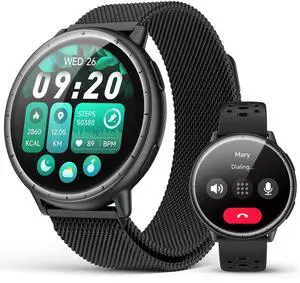 GPS Smart Watch for Men Women, 1.32" AMOLED, 5ATM Fitness Tracker | Smartwatch Built-in GPS, Bluetooth Call, 110+ Sports Modes, 24/7 Heart Rate/SpO2/Sleep Monitor, Barometer, for Android & iOS GPS Smart Watch for Men Women, 1.32" AMOLED, 5ATM Fitness Tracker | Smartwatch Built-in GPS, Bluetooth Call, 110+ Sports Modes, 24/7 Heart Rate/SpO2/Sleep Monitor, Barometer, for Android & iOS