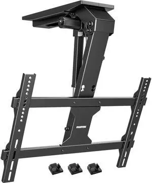 Motorized Ceiling TV Mount with Remote for 37-75 Inch TVs | Electric TV Mount Motorized Drop Down, for Flat and Pitched Roof, Holds up to 99 lbs, 4X Load Tested, App and Voice Control Motorized Ceiling TV Mount with Remote for 37-75 Inch TVs | Electric TV Mount Motorized Drop Down, for Flat and Pitched Roof, Holds up to 99 lbs, 4X Load Tested, App and Voice Control