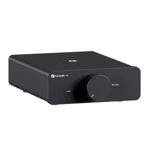V3 Stereo Amplifier Home Audio 300 Watts x2 Power TPA3255 Class D Mini Speaker Amp 2 Channel Audio Component for Passive Bookshelf Tower Speakers Desktop Home Theater with 48V Power Supply V3 Stereo Amplifier Home Audio 300 Watts x2 Power TPA3255 Class D Mini Speaker Amp 2 Channel Audio Component for Passive Bookshelf Tower Speakers Desktop Home Theater with 48V Power Supply