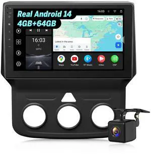 4+64GB 9" IPS Android Car Stereo for Dodge Ram 1500 2500 13-18 | DGRMX7A Manual AC Wireless CarPlay SWC built-in microphone plug play Screen Navigation head unit 4+64GB 9" IPS Android Car Stereo for Dodge Ram 1500 2500 13-18 | DGRMX7A Manual AC Wireless CarPlay SWC built-in microphone plug play Screen Navigation head unit
