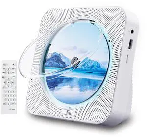 CD Player Bluetooth Desktop for Home with HiFi Speakers FM/USB/AUX/SD White | Portable CD Player Bluetooth Speakers,FM Radio,Vertical,Kids,Small CD Player,boombox,LED Display,Remote Control,Dust Cover CD Player Bluetooth Desktop for Home with HiFi Speakers FM/USB/AUX/SD White | Portable CD Player Bluetooth Speakers,FM Radio,Vertical,Kids,Small CD Player,boombox,LED Display,Remote Control,Dust Cover
