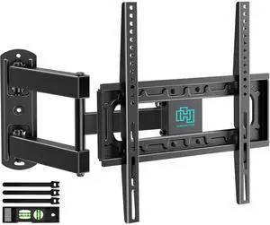 Outdoor Weatherproof Full Motion TV Wall Mount for 2665 Flat & Curved TVs | Weatherproof Bracket For Outdoor, Stainless Steel, Single Stud Anti-Drop, Swivel & Tilt, Holds 88 Lbs, Max Vesa 400x400mm Outdoor Weatherproof Full Motion TV Wall Mount for 2665 Flat & Curved TVs | Weatherproof Bracket For Outdoor, Stainless Steel, Single Stud Anti-Drop, Swivel & Tilt, Holds 88 Lbs, Max Vesa 400x400mm