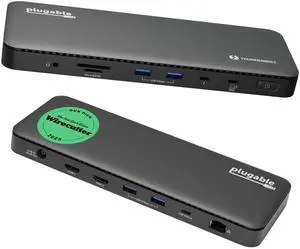 Thunderbolt 4 Dock, 100W Charging (96W Certified), Dual HDMI Docking Station for Windows and Mac, Single 8K or Dual 4K 60Hz, 40Gbps, 13 Ports with Ethernet, SD/microSD (TBT4-UD5) Thunderbolt 4 Dock, 100W Charging (96W Certified), Dual HDMI Docking Station for Windows and Mac, Single 8K or Dual 4K 60Hz, 40Gbps, 13 Ports with Ethernet, SD/microSD (TBT4-UD5)