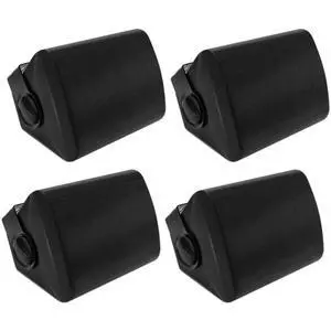 5.25 Inches 600 Watts Passive Indoor Outdoor Speakers Wired Waterproof,Wall Mount Speakers with Loud Volume Suitable for Patio,Garden Home Theater,Black (2 Pairs) 5.25 Inches 600 Watts Passive Indoor Outdoor Speakers Wired Waterproof,Wall Mount Speakers with Loud Volume Suitable for Patio,Garden Home Theater,Black (2 Pairs)