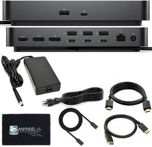 Dell SD25TB4 Pro Thunderbolt 4 Smart Dock - Supports 8k Display, with 180W Adapter, HDMI, DisplayPort, Thunderbolt Cable, Cloth - USB C Docking Station Hub with Accessories Dell SD25TB4 Pro Thunderbolt 4 Smart Dock - Supports 8k Display, with 180W Adapter, HDMI, DisplayPort, Thunderbolt Cable, Cloth - USB C Docking Station Hub with Accessories