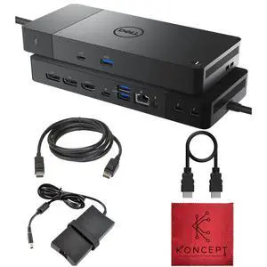 WD22TB4 Dell Thunderbolt 4 Dock, 40Gbps Docking Station USB-C USB-A | 13-Port Thunderbolt 4 Dock with 40Gbps Speed, 130W Power Delivery, 4K Multi-Monitor Support & Gigabit Ethernet WD22TB4 Dell Thunderbolt 4 Dock, 40Gbps Docking Station USB-C USB-A | 13-Port Thunderbolt 4 Dock with 40Gbps Speed, 130W Power Delivery, 4K Multi-Monitor Support & Gigabit Ethernet