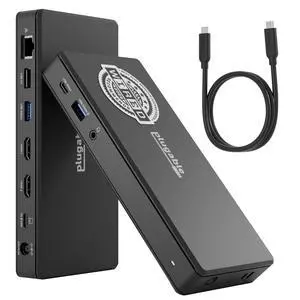 USB-C Docking Station Dual Monitor 4K 60Hz (2×HDMI), 65W Charging, Gigabit Ethernet, USB-C & 3×USB-A 5Gbps, Audio, Driverless for Windows/ChromeOS (UD-MSTH2) USB-C Docking Station Dual Monitor 4K 60Hz (2×HDMI), 65W Charging, Gigabit Ethernet, USB-C & 3×USB-A 5Gbps, Audio, Driverless for Windows/ChromeOS (UD-MSTH2)